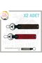 Motorcycle Lovers Name Plate, Emergency Keychain with B Rh (-) Blood Type Lettering, Red-White-Gr
