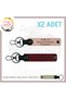 Motokurye Custom Gift with Name Plate and a Rh (+) Blood Group Lettering X2 Keychain,Puppy-Burgundy-Sk