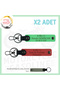 Name Plate and a Rh (-) Blood Group Written 2 Keychain, Pomegranate Flower-F Green-Gr, Motorcycle Lovers