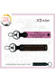 2' Keychain with Name Plate and 0 Rh (-) Blood Group Written, K Brown-Pink-Syh, to Motorcycle Lovers