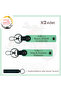 Meaningful Gift X2' Keychain, Green-Laci, Legendary Motorcyclists, Name Plate and 0 Rh (-) Blood Group
