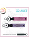 Name Plate and B Rh (-) Blood Group Special Design X2 Keychain, Purple-Pink-Syh, Special for Motor Lovers