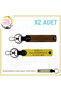 Name Plate and a Rh (-) Blood Group Written X2 Keychain Set, Coffee-Yellow-Sk, Motorcycle Enthusiasts