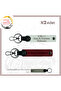 Bikers Name Plate and 0 Rh (-) Blood Group Lettering Leather X2 Keychain Gift Set, White-Burgundy-Gr