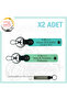 Name Plate and 0 Rh (+) Blood Group Written X2 Keychain Suit, Green-Turquoise-Gr, Special for Motor Lovers