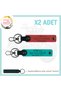 A+ Blood Type Written, Pomegranate Flower-K Turquoise-Navy Blue, Asphalt Dust Throwers X2 Keychain Name Plate