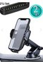 2-Piece Vehicle Set Phone Holder + Numbering Device Torpedo Car Phone Holder with Suction Cup Sticking to the Window