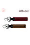 Set, Light Brown-Claret Red, Meaningful Gift for Mother – 2-Piece Keychain with Name and Surname Written Gift