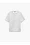 Short Sleeve Regular Fit Viscose Blended Crew Neck Scuba Fabric Basic T-Shirt