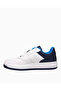 Men's brand lace-up non-slip sole daily navy blue sneaker with logo em0em01434-c1g - 3
