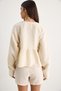Women's Stone V-Neck Tie-Detail Muslin Blouse 1003 60283051 - 8