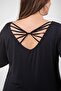1112039 Women's Back Detailed Blouse Black - 8