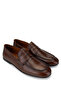 Men's Genuine Leather Brown Loafer Shoes - 2