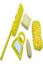 Car Cleaning Set – Cloth, Mini Dustpan & Brush, Chenille Duster, Flexible Duster Brush