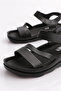 1700-154-22Y Women's Flat Atmali Banded Ankle Velcro Sandals - 4