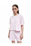Cotton Crew Neck Short Sleeve Floral Shorts Pajama Set - 2