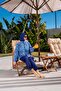 Quick Dry Parachute Fabric Patterned Hijab Swimsuit - 2540 - 4