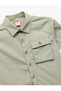 Cotton Short Sleeve Shirt with Flap Pocket Detail - 3
