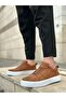 BA0104 Lace-up Tan Suede White Sole Sports Classic Men's Shoes - 3