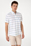Men's Blue Short Sleeve Shirt 50300189-Vr036
