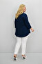 Women's Large Size Ruffle Detailed Shirt 1720-25-1 - 6