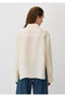 Ecru Tencel Tm Lyocell Blended Shirt Loose Fit / Loose Relaxed Cut 1211130-70068 - 4