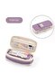 Large Capacity Canvas Pen Holder Lilac