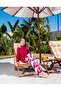 Fully Covered Patterned Hijab Swimsuit with Loose Trousers - 2535 - 2