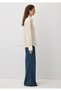 Ecru Tencel Tm Lyocell Blended Shirt Loose Fit / Loose Relaxed Cut 1211130-70068 - 5