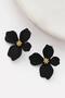 Elegant Floral Stud Earrings - 3