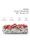 White Sage with Red Sea Lavender Floral Smudge Stick - Pack of 3 Stick - 4