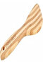 Bamboo Curved Spatula – 30 cm Solid Wooden Turner Spoon for Cooking & Kitchen Essentials