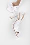Women's Lily Satin Bow Detailed Heeled Shoes - 6