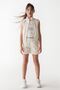 8-14 Years Shine Girl Shorts-Ecru
