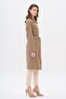 Shirt Collar Metal Accessory Large Size Trench Coat Mink 4304 - 5