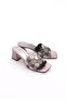 K1055 Women's Stone Decorated Heeled Slippers - 2