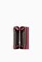 Medium Size Magnetic Genuine Leather Look Faux Leather Women's Wallet – 65218 - Plum - 2