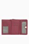 Medium Size Magnetic Genuine Leather Look Faux Leather Women's Wallet – 65218 - Plum - 3