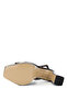 Women's Vegan Leopard Heeled Shoes - 5