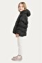 Girl's Black Fleece Lined Hooded Waterproof Windproof Inflatable Winter Coat & Coat - 4