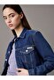 Women's Blue Denim Jacket - 3