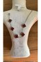 Women's Red Clover Steel Bracelet