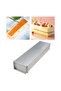 Tiramisu Pan with Lid 40X8 cm H:8 cm - Stainless Steel Scraper Gift - 3