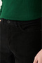 Men's Black 100% Cotton Dobby 5-Pocket Lycra Velvet Trousers A22Y3044 - 4