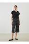 Lcw Grace Patterned Women's Capri with Elastic Waist (S5)