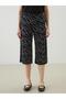 Lcw Grace Patterned Women's Capri with Elastic Waist (S5) - 2
