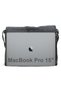 8128 Shabby Canvas Shoulder Messenger Black Anthracite 15.6" Laptop School Travel Daily Vintage Cotton Bag - 6