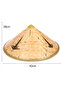 Natural Color Cambodia Cambodian Vietnamese Hat Pvc Straw - 3