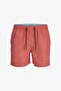 Jpstfiji Jjswim Solid Sn Ly Orange Men's Swimwear Sea Shorts 12225961-Hot C - 2