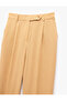 Regular Waist Pleat Detailed Pocket Carrot Cut Pants - 6